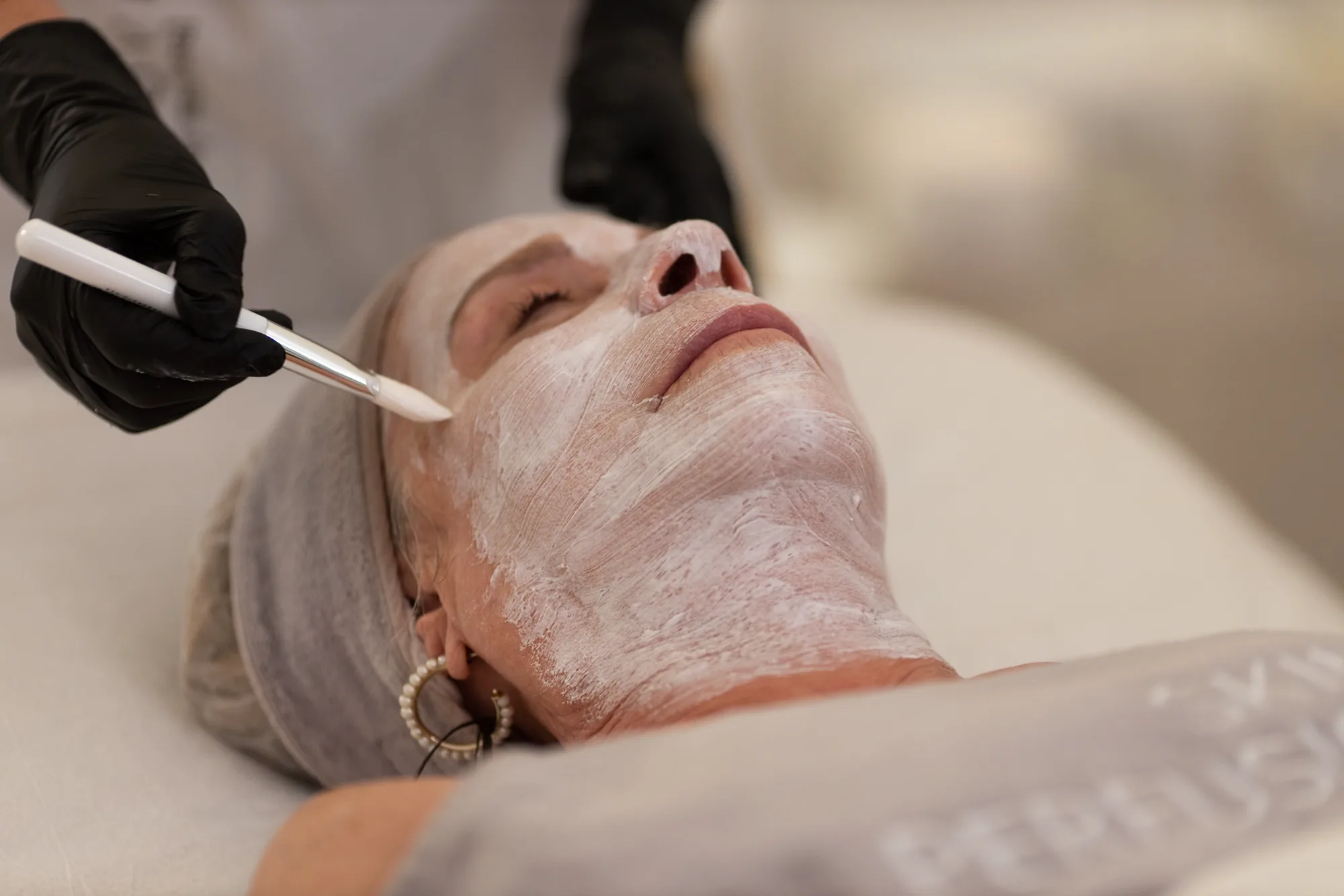 Sala de massagem da Clínica Marisa Vaz